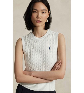 Polo Ralph Lauren Weiße Baumwollweste