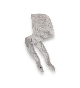 Polo Ralph Lauren Cappuccio in lana e cashmere grigio
