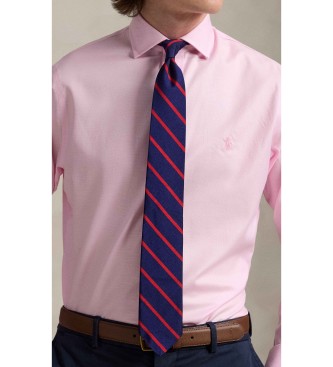 Polo Ralph Lauren Custom Fit shirt with pink texture