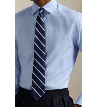 Polo Ralph Lauren Custom Fit shirt with blue texture