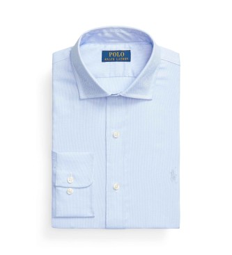 Polo Ralph Lauren Custom Fit shirt with blue texture