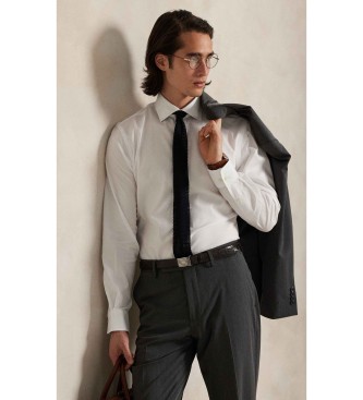 Polo Ralph Lauren Custom Fit Textured Shirt white