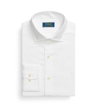 Polo Ralph Lauren Custom Fit Textured Shirt white