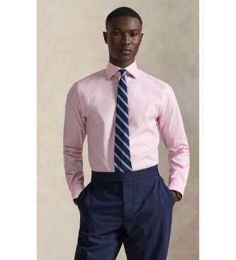 Polo Ralph Lauren Camicia Custom Fit con texture rosa