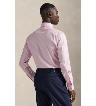 Polo Ralph Lauren Camicia Custom Fit con texture rosa