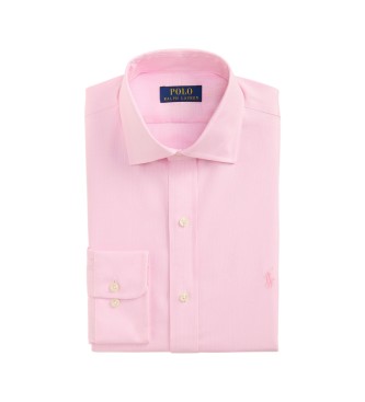 Polo Ralph Lauren Camicia Custom Fit con texture rosa