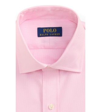 Polo Ralph Lauren Camicia Custom Fit con texture rosa