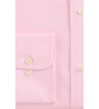 Polo Ralph Lauren Camicia Custom Fit con texture rosa
