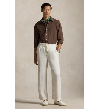 Polo Ralph Lauren Chemise en rati�re � la coupe personnalis�e et � la texture brune