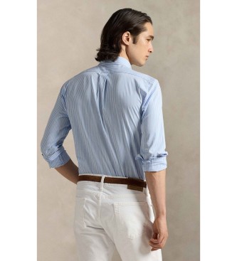Polo Ralph Lauren Custom Fit blue stretch poplin shirt