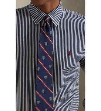 Polo Ralph Lauren Custom Fit Shirt in navy stretch poplin