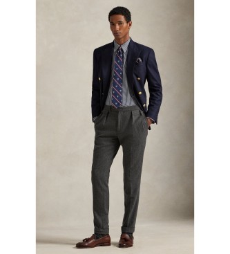 Polo Ralph Lauren Custom Fit Shirt in navy stretch poplin