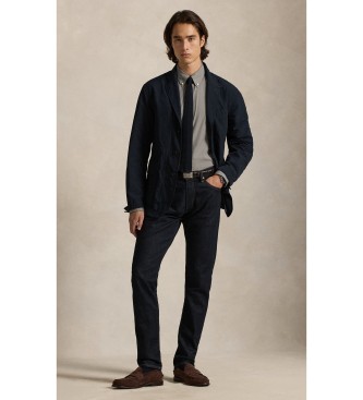 Polo Ralph Lauren Custom Fit grey stretch poplin shirt