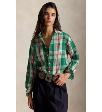 Polo Ralph Lauren Baumwollhemd mit grünen Karos