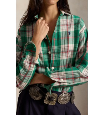 Polo Ralph Lauren Baumwollhemd mit grünen Karos