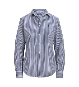Polo Ralph Lauren Camisa de algod�o com riscas azuis Slim Fit