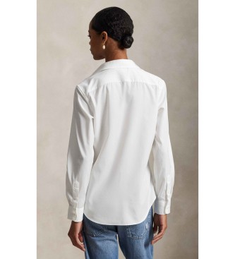 Polo Ralph Lauren Slim Fit bomuldsskjorte hvid