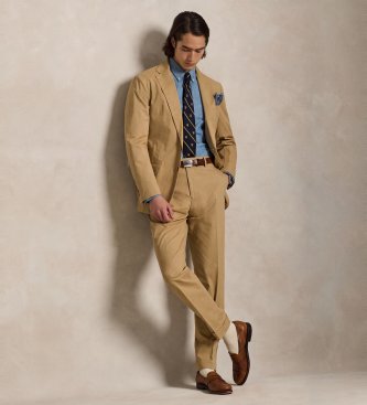 Polo Ralph Lauren Custom Fit blaues Chambray-Hemd