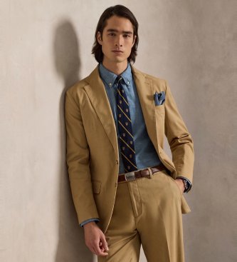 Polo Ralph Lauren Custom Fit blaues Chambray-Hemd