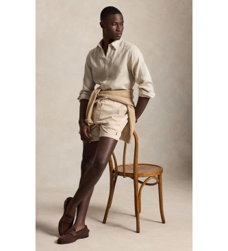 Polo Ralph Lauren Camicia in lino Custom Fit beige