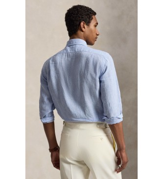 Polo Ralph Lauren Camicia di lino Custom Fit blu