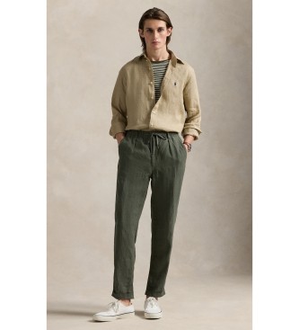 Polo Ralph Lauren Camisa de lino Slim Fit beige