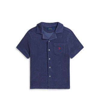 Polo Ralph Lauren Navy badstof shirt met korte mouwen