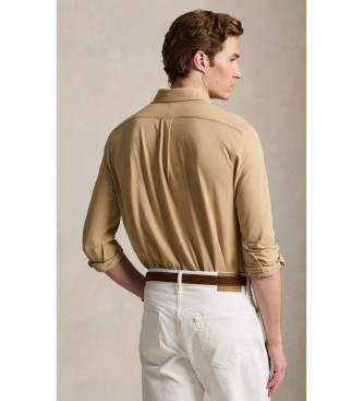 Polo Ralph Lauren Ultralight beige piqué overhemd