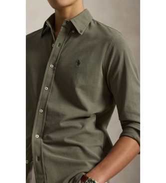 Polo Ralph Lauren Ultraleichtes grünes Piqué-Hemd