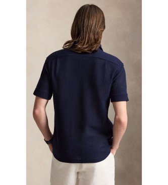 Polo Ralph Lauren Camicia in pointelle con texture marino