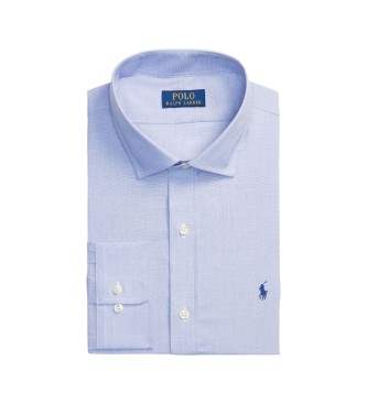 Polo Ralph Lauren Camicia in popeline Custom Fit blu