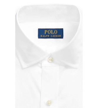Polo Ralph Lauren Camisa de popelina de ajuste personalizado branca