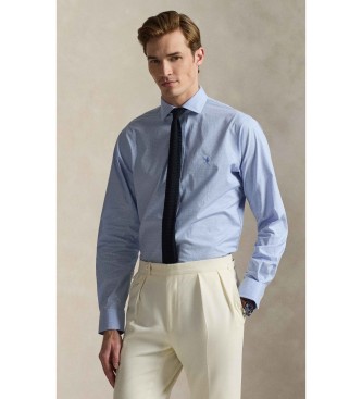 Polo Ralph Lauren Prilagojena srajca poplin modra