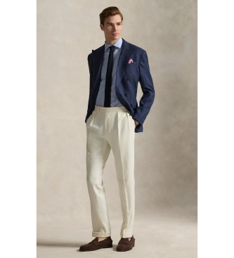 Polo Ralph Lauren Prilagojena srajca poplin modra