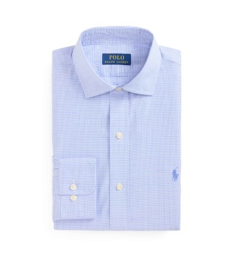 Polo Ralph Lauren Prilagojena srajca poplin modra