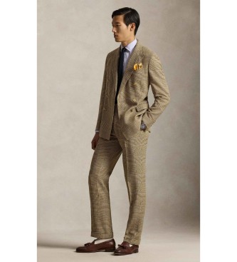 Polo Ralph Lauren Camisa de popelina Custom Fit con rayas lila