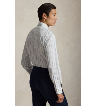Polo Ralph Lauren Camicia in popeline Custom Fit a righe bianco, blu