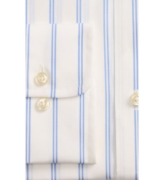 Polo Ralph Lauren Camicia in popeline Custom Fit a righe bianco, blu