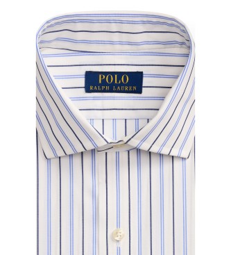 Polo Ralph Lauren Camicia in popeline Custom Fit a righe bianco