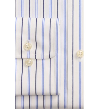 Polo Ralph Lauren Camicia in popeline Custom Fit a righe bianco