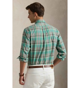 Polo Ralph Lauren Custom Fit gr�nrutig poplinskjorta