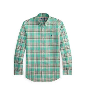 Polo Ralph Lauren Custom Fit gr�nrutig poplinskjorta