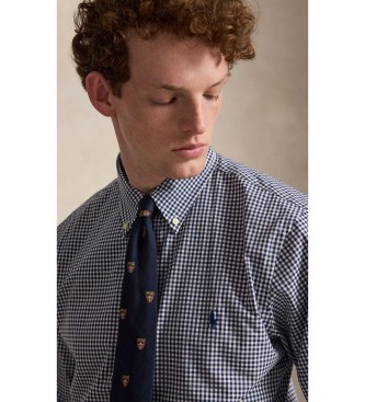 Polo Ralph Lauren Koszula z elastycznej popeliny w granatow? krat?