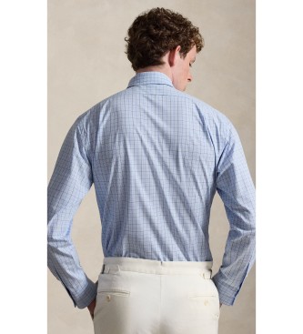 Polo Ralph Lauren Camicia in popeline elasticizzato a quadri blu