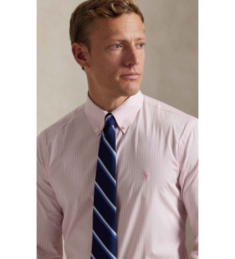 Polo Ralph Lauren Custom Fit stretch poplin shirt pink