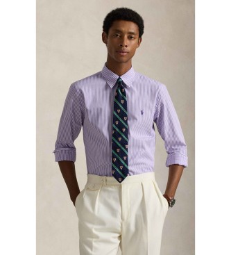 Polo Ralph Lauren Lilac Custom Fit stretch poplin shirt