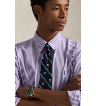 Polo Ralph Lauren Lilac Custom Fit stretch poplin shirt