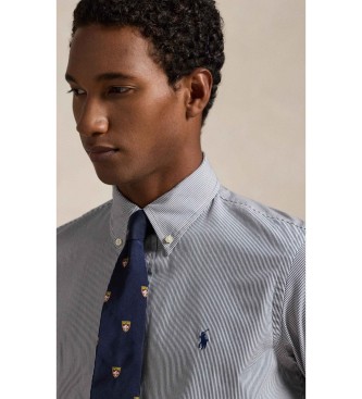 Polo Ralph Lauren Camicia in popeline elasticizzato blu navy su misura