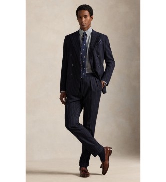 Polo Ralph Lauren Camicia in popeline elasticizzato blu navy su misura