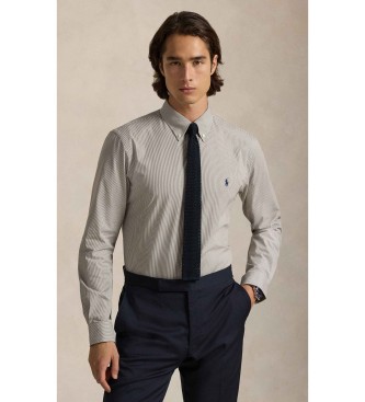 Polo Ralph Lauren Custom Fit stretch poplin shirt brown